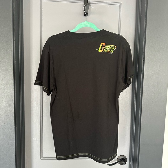 NWT Chainsaw Man Anime T-Shirt from Universal Studios Japan - Unisex M Black - Picture 9 of 10